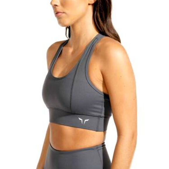 Squat Wolf Athletic | Hera Performance Grey Sports Bra Size Large New with Tag - Picture 2 of 9